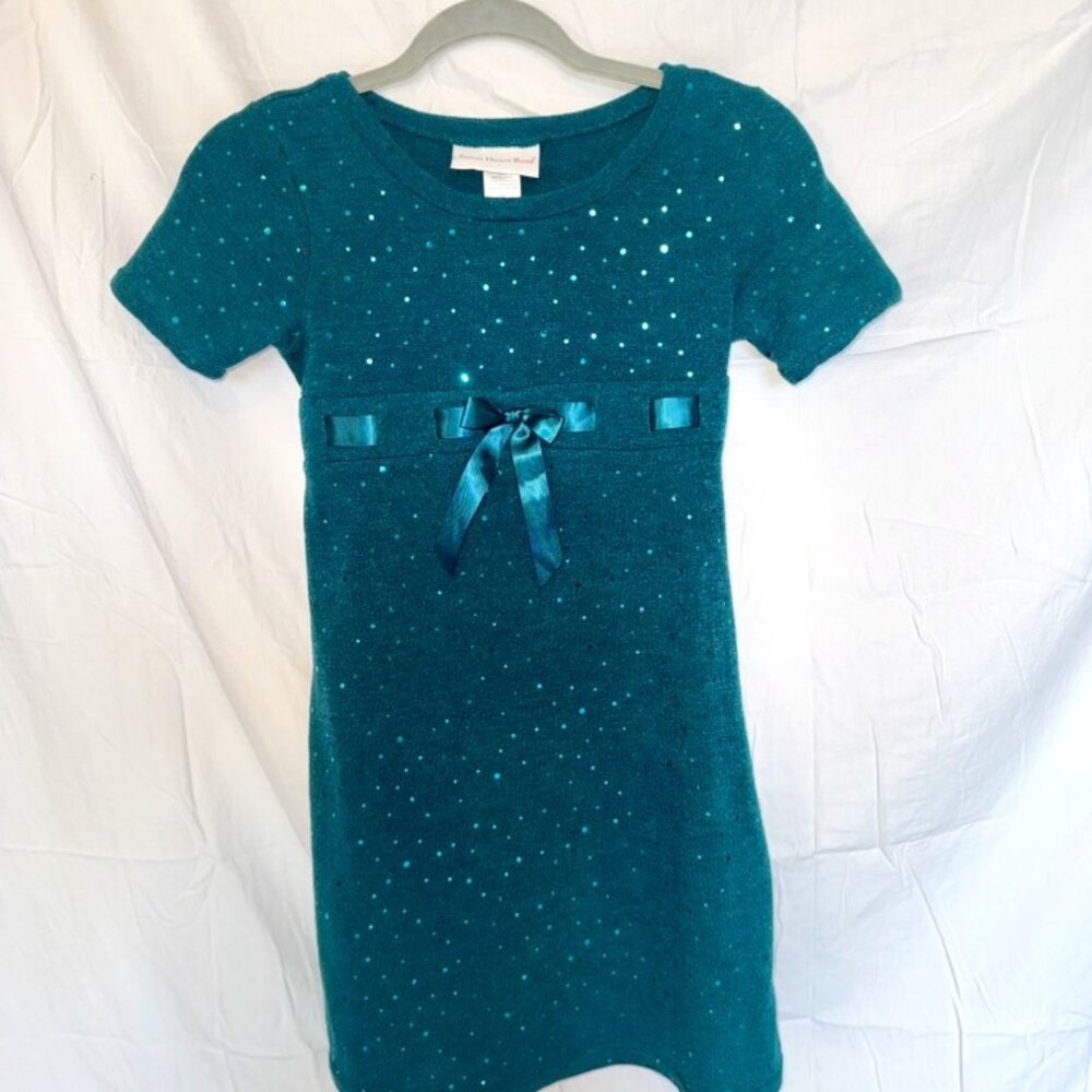 Sparkly knit dress girls 12